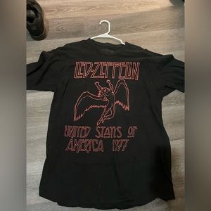 led zeppelin men’s shirt size xl black